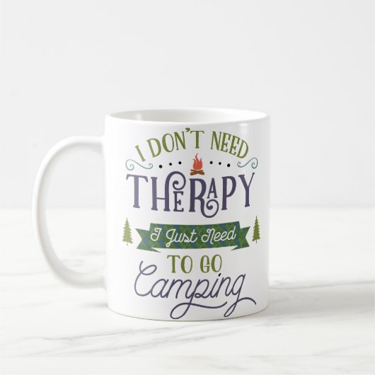 Camping Not Therapy Koffiemok (Links)