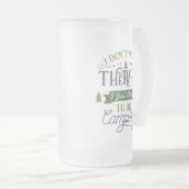 Camping Not Therapy Matglas Bierpul (Voorkant rechts)