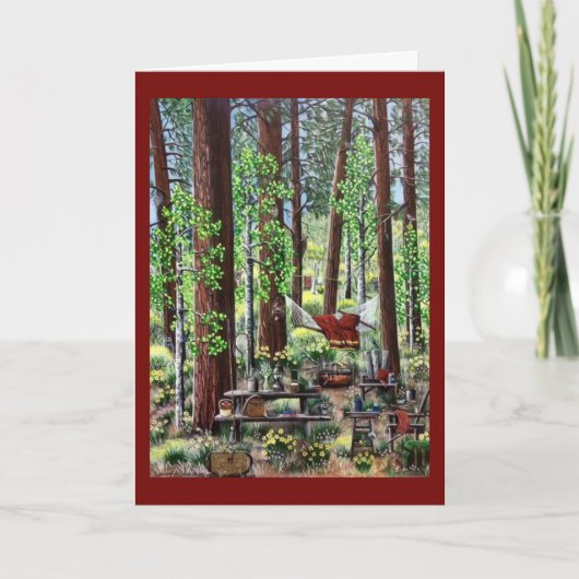 Camping Note Kaart (Voorkant)