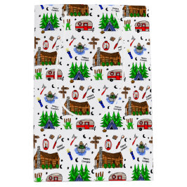 Camping of Midwest Thmed Birthday Medium Cadeauzakje