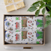 Camping of Midwest Thmed Birthday Tissuepapier (Geschenk)