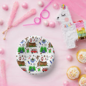 Camping of Midwest Threaded Happy Camper Birthday Papieren Kommen (Feest)