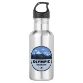 Camping Olympisch gebergte in Washington Waterfles (Voorkant)