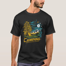 Camping Omarm buitenvrijheid T-shirt