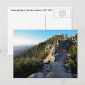 Camping on the San Jacinto Crest Briefkaart (Voorkant / Achterkant)