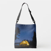 Camping onder de sterren crossbody tas (Achterkant)
