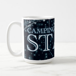 Camping onder de sterren koffiemok