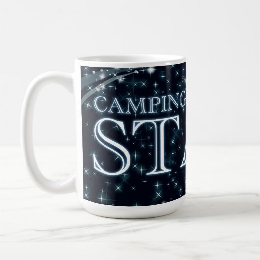Camping onder de sterren koffiemok (Links)