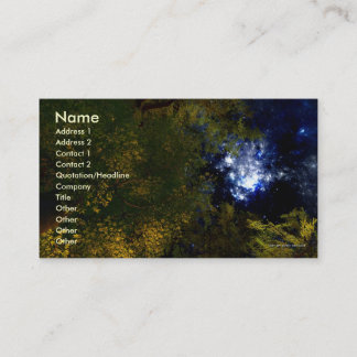 Camping onder het Sjabloon voor een visitekaartje 