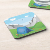 Camping Onderzetter (Linkerzijde)