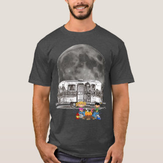 Camping out in an Airstream under the Moonlight T-shirt