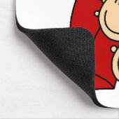 Camping Out Stick Figuur Mousepad Muismat (Hoek)