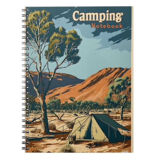  Camping Outback Australië Notitieboek (Voorkant)