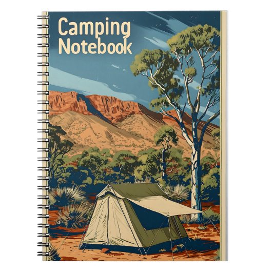 Camping Outback Australië Notitieboek (Voorkant)