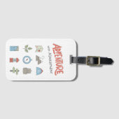 Camping outdoor Adventure Bagagelabel (Voorkant (horizontaal))