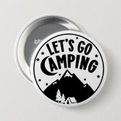 Camping Outdoor Adventure-Button Ronde Button 7,6 Cm (Voorkant /achterkant)