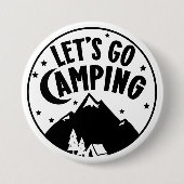 Camping Outdoor Adventure-Button Ronde Button 7,6 Cm (Voorkant)