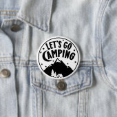Camping Outdoor Adventure-Button Ronde Button 7,6 Cm (In situ)