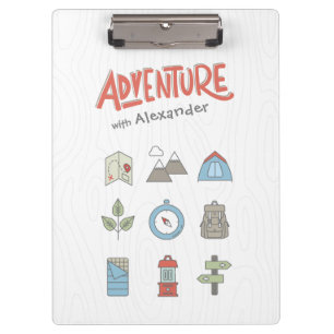 Camping outdoor Adventure Klembord