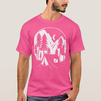 Camping Outdoor Adventure Road Trip Wandelberg T-shirt