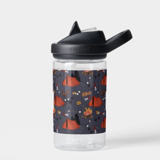 Camping Outdoor Adventure Summer Campfire Kinder Waterfles (Links)