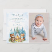 Camping Outdoor Adventure Verjaardag Dank u kaart (Voorkant)