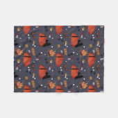 Camping Outdoor Adventure Zomerkampvuur Fleece Deken (Voorkant (Horizontaal))