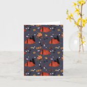 Camping Outdoor Adventure Zomerkampvuur Kaart (Gele Bloem)