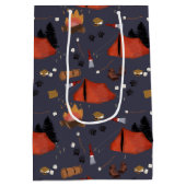 Camping Outdoor Adventure Zomerkampvuur Medium Cadeauzakje (Achterkant)