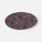 Camping Outdoor Adventure Zomerkampvuur Papieren Bordje (Gekanteld)