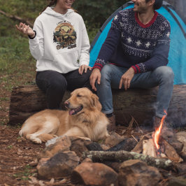 Camping outdoor avontuur hond vader hond moeder hoodie
