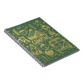 Camping Outdoor Illustratie Notitieboek (Rechterzijde)