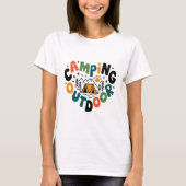 Camping Outdoor T-shirt (Voorkant)