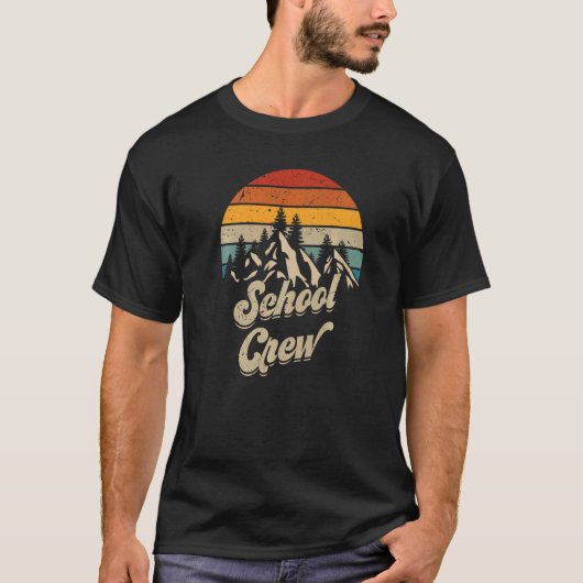 Camping Outdoorse Sunset Summer Camp. T-shirt (Voorkant)