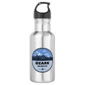 Camping Ozark Mountains Waterfles (Voorkant)