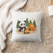 Camping Panda Kussen (Deken)