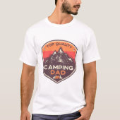 Camping Pap van topkwaliteit T-shirt (Voorkant)