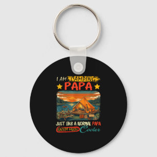 Camping papa definitie veel coolere vaderdag sleutelhanger