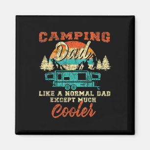 Camping Papa Opvouwbare Camper Rv Trailer Retro Vi Magneet