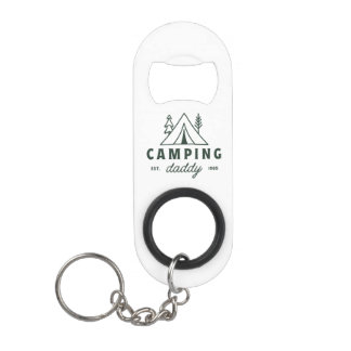 Camping papa vader kampeerder vader grappig mini flessenopener
