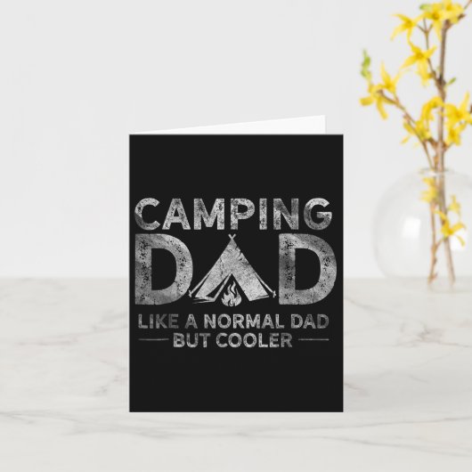 Camping Papa Vaderdag  Kaart (Gele Bloem)