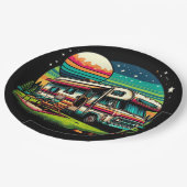 Camping papier borden! papieren bordje (Gekanteld)