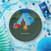 Camping Papieren Bordje (Feest)