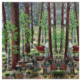 Camping Paradise Stof