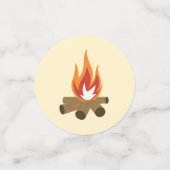 Camping Party Confetti Tafel Decor (Kleine voorkant)