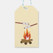 Camping Party Favor Label Cadeaulabel (Achterkant)