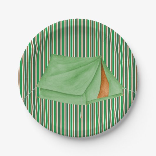 Camping Party Papier Bord (Voorkant)