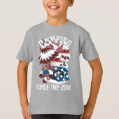 Camping Patriottische Familie Reis Jaar T-shirt (Voorkant)