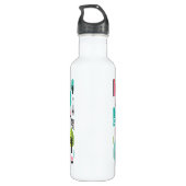 Camping patroonillustratie waterfles (Achterkant)