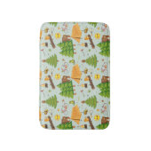 Camping Pattern Badmat (Voorkant Verticaal)